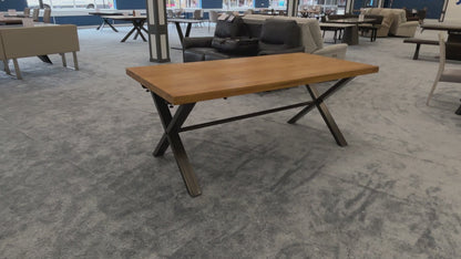 'Brooklyn' Solid Oak Large Dining Table