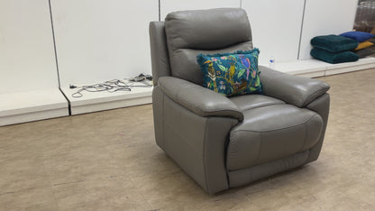 ‘Sloane’ Elephant Leather Armchair