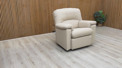 G Plan ‘Chloe’ L843 Cambridge Stone Leather Armchair