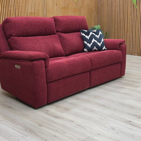 Video demonstration of the G Plan Thornbury’s power features, showing the smooth adjustment of the recliner, headrest, and lumbar support.