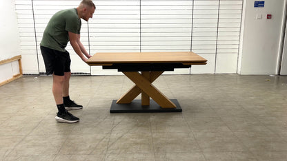 ‘Aydin’ Oak Veneer Small Extending Dining Table