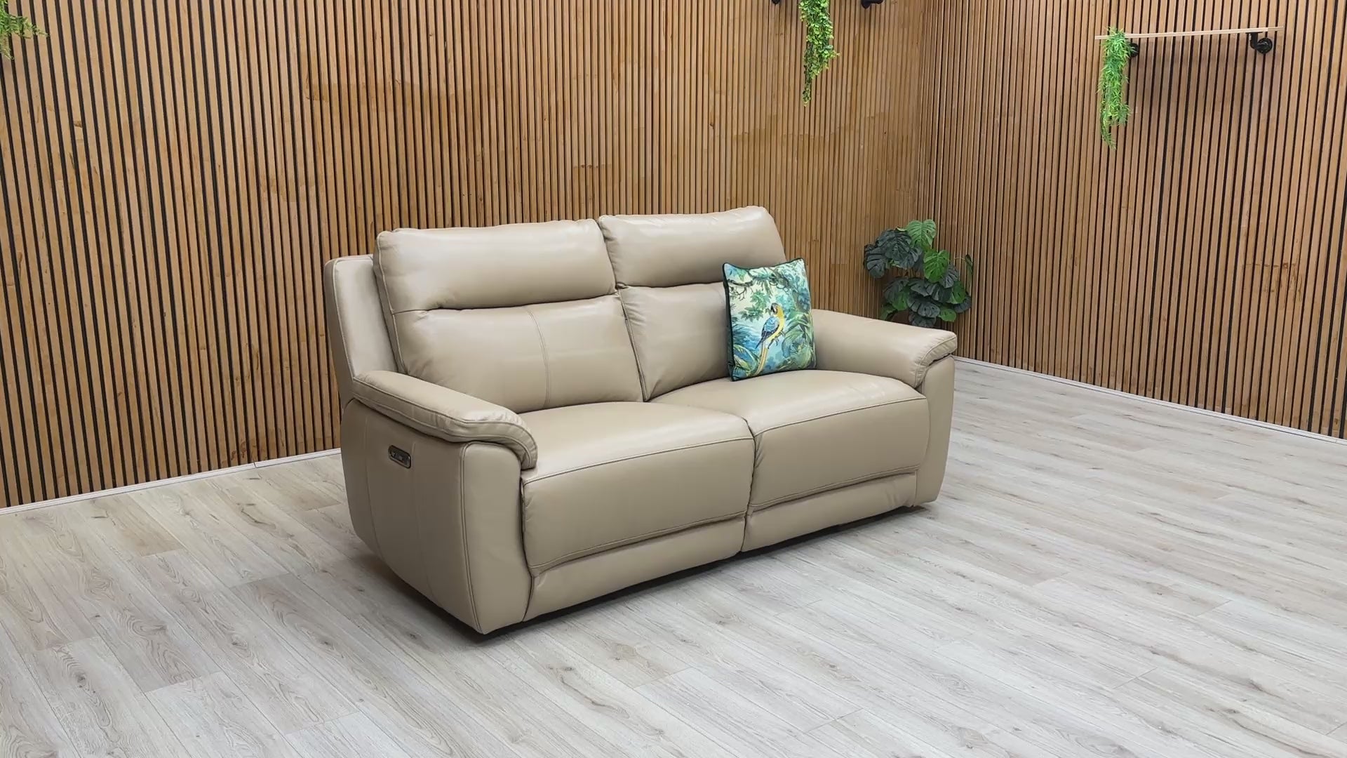 Video showcasing the Electric Power Recliner function of the 'Bobby' sofa and its smooth motion.