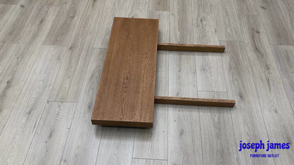 ‘Earth' Solid Oak 35cm Extension Leaf for Star Base Dining Table