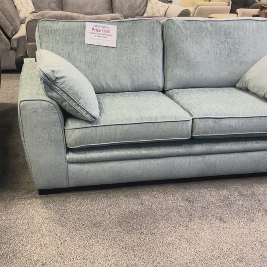 Product video showcasing the design, fabric texture, and seating comfort of the Chalfont 3-seater.