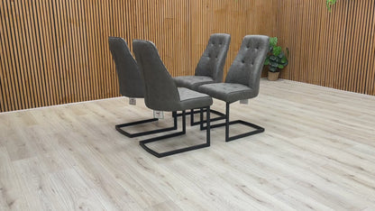 Video lifestyle view in a room setting (e.g., around a dining table).