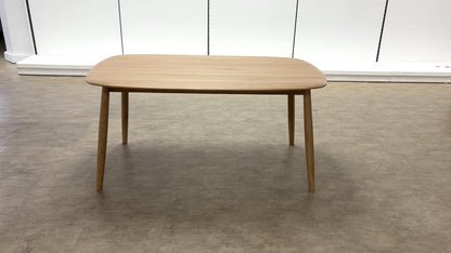 ‘Stockholm’ Solid Oak Fixed Dining Table