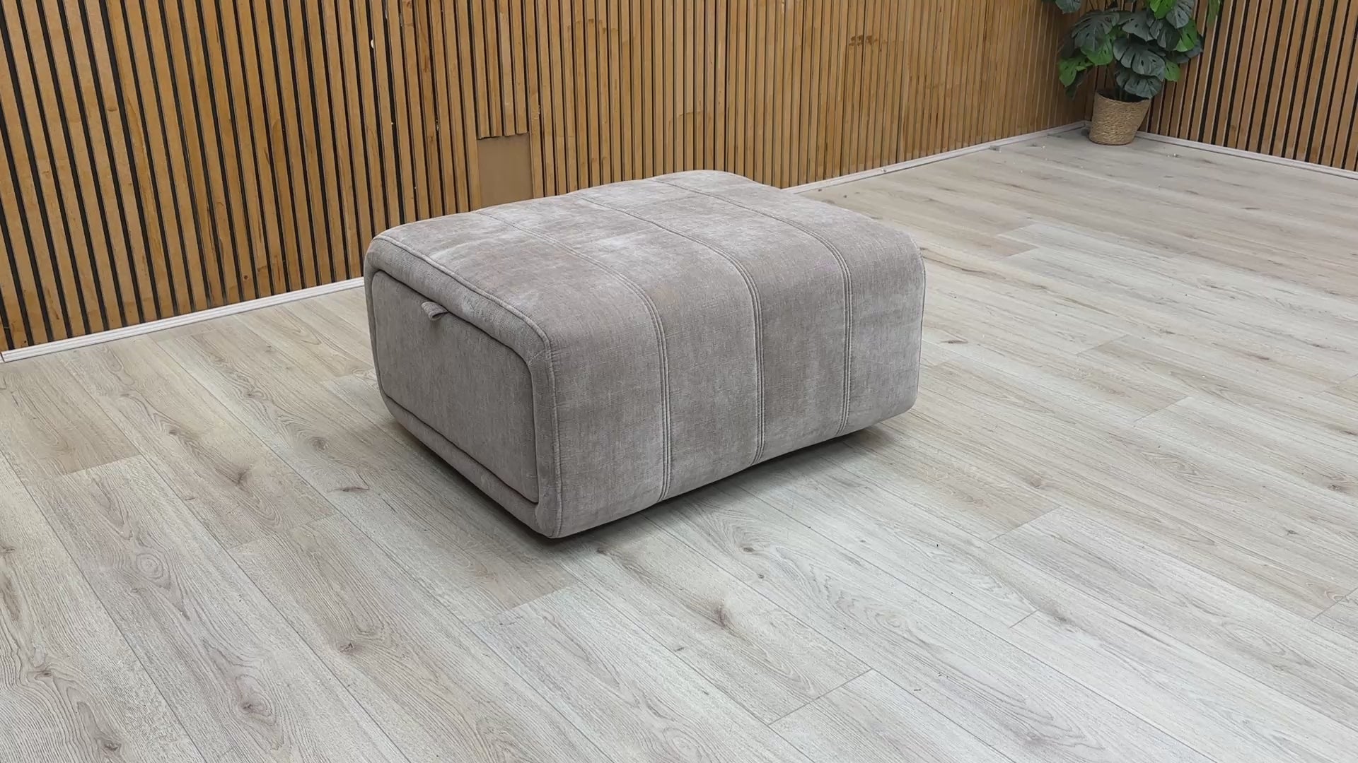 Video demonstration of the smooth pull-out storage drawer mechanism.