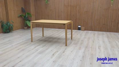 G Plan 'Winchester' Oak Veneer Rectangular Extending Dining Table