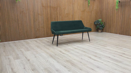‘Saigon’ Forest Green Velvet Dining Bench