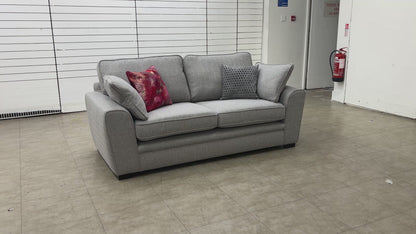 'Chalfont' Dark Grey Fabric 3 Seater Sofa