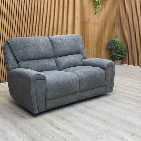 Video demonstration of the ‘Ricky’ power recliner mechanism and soft teddy velvet texture.