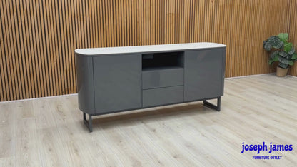 ‘Germain’ Marble Top 2 Door 3 Drawer Sideboard