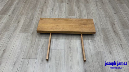 ‘Earth’ Solid Light Oak 35cm Extension Leaf for Star Base Dining Table