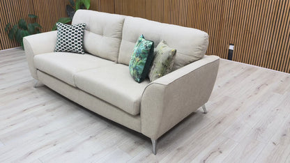 Video Preview for a product video, likely demonstrating the scale of the 4-seater sofa.