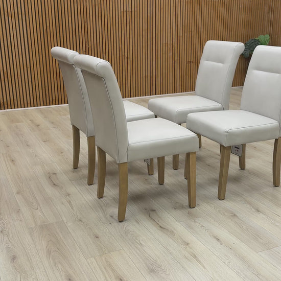 Product walkthrough video showing the chair's texture, build quality, and foam cushioning.