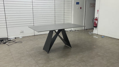 'Zeta' Ceramic Top 160cm Fixed Dining Table