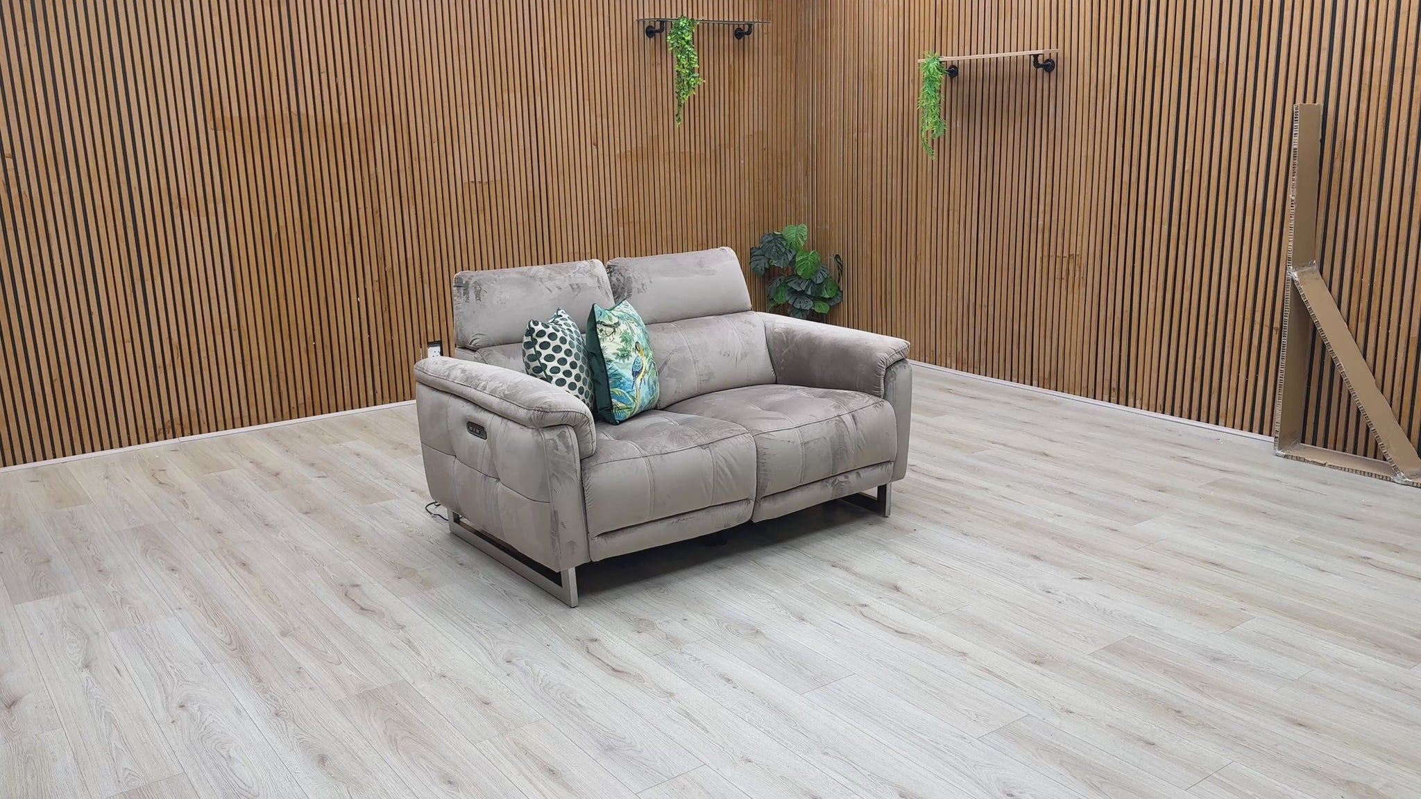 Video lifestyle view, possibly showing the headrest function.