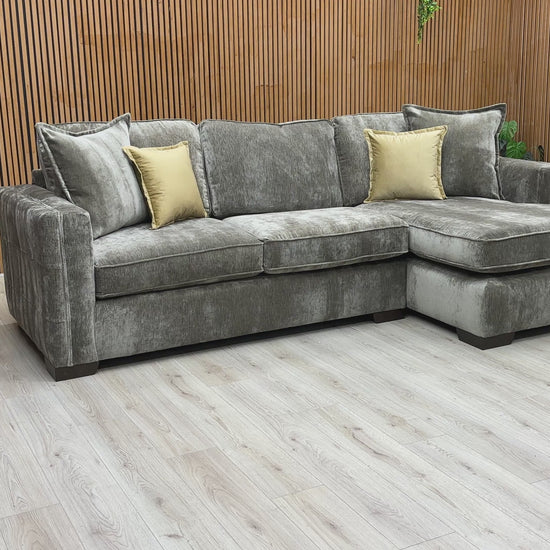 Video Preview for a product video, likely demonstrating the sofa's size, fabric, or features.