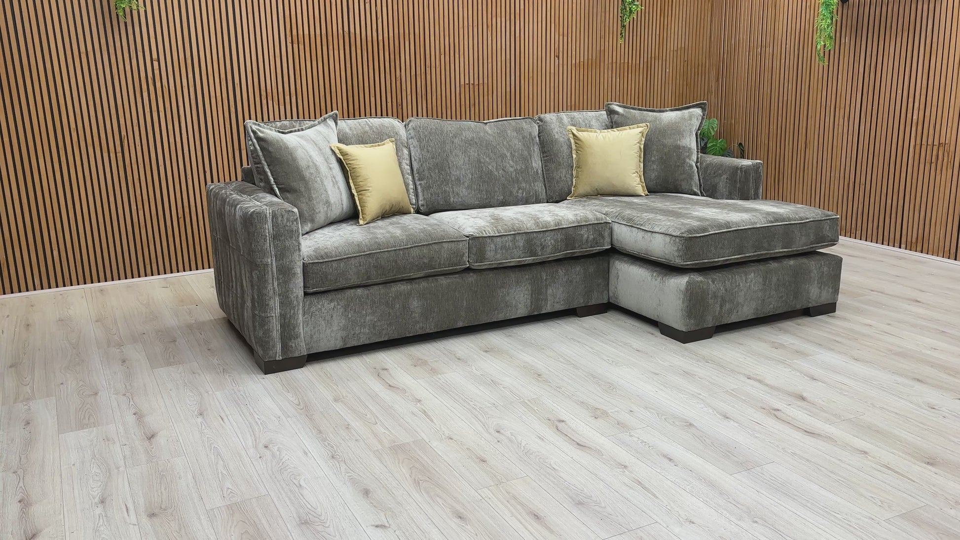 Video Preview for a product video, likely demonstrating the sofa's size, fabric, or features.