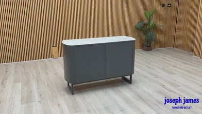'Carrera' Ceramic Top 2 Door Small Sideboard