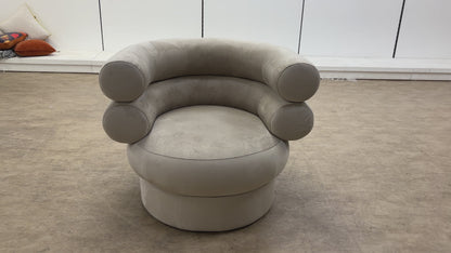 ‘The Fitzrovia’ Matt Stone Velvet Accent Chair