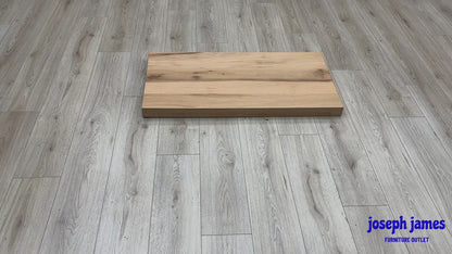 Bodahl 'Roma' 52 Natura Bianca Solid Oak Straight Edge 100cm Table Extension Leaf