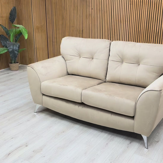 Video Preview for a product video, likely demonstrating the velvet texture or scale of the sofa.