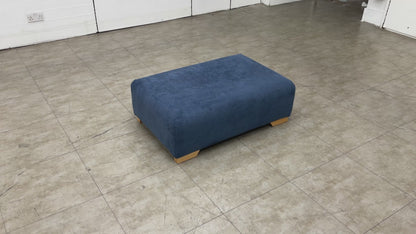 'Zika' Marine Plaza Linen Banquette Footstool