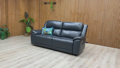 Video demonstration of the smooth power reclining action and adjustable headrests.