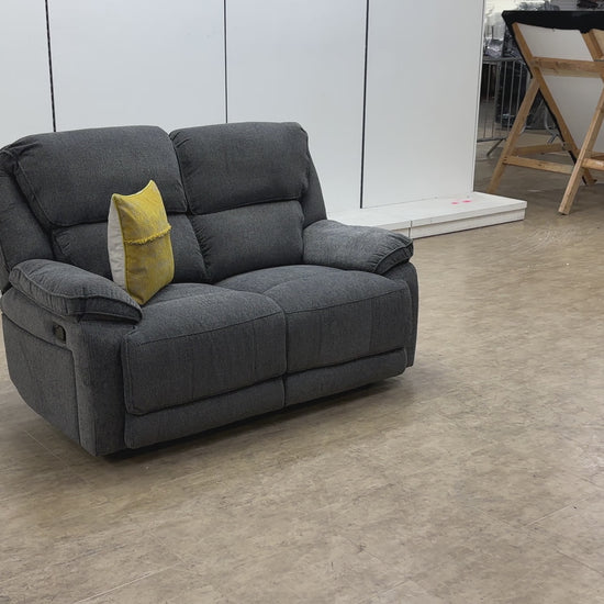 Video walkaround demonstrating the manual reclining feature of the Costa 2-seater sofa.
