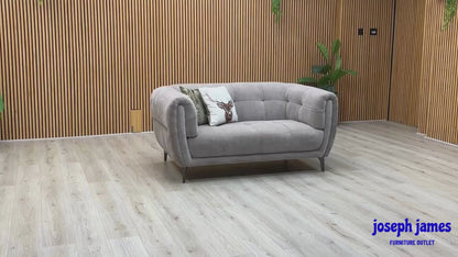 ‘Preston’ Pearl Grey Full Leather Armchair
