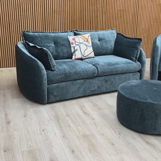 Video preview of the Portobello Luxury Chenille Sofa Set.