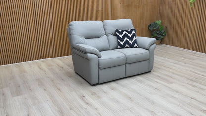 Video tour of the G Plan Seattle 2 seater sofa, detailing the leather texture and handcrafted finish.