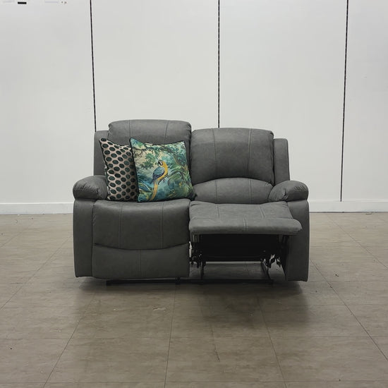 Video demonstration of the manual reclining mechanism and fabric texture of the ‘Bennett’ 2-seater sofa.