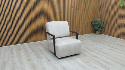 ‘Aura’ Kenzo Cream Dw Swivel Chair
