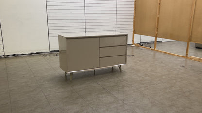 ‘Mirage’ Marble-effect Ceramic 1 Door 3 Drawer Sideboard
