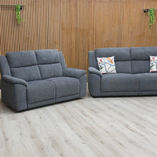 Video preview demonstrating the spacious and comfy design of the Utah 3+2 Sofa Set in a modern home setting.