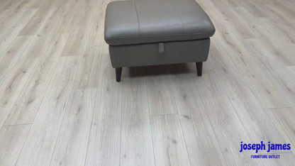 'Winner' Oslo Cat-40-15 Elephant Leather Storage Footstool