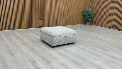 Parker Knoll ‘Hudson 23’ Ida Stone 006035-0055 Fabric Storage Stool