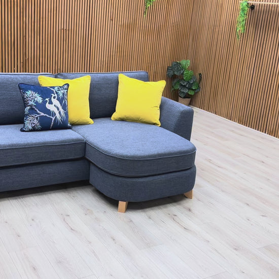 Video Preview for a product video, likely demonstrating the lounge feature or scale of the sofa.