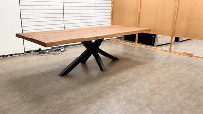 Bodahl 'Terra' Raw Edge 06 Old Bassano 260cm Dining Table with Star Legs