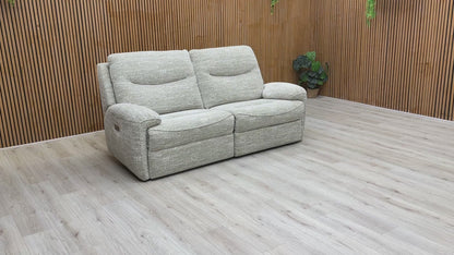 Video showcasing the power recline, power headrests, and power lumbar functions of the G Plan ‘Amesbury’ Sofa.