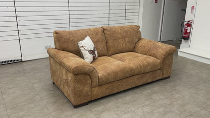 ‘Guy’ Grand Outback Tan Leather 2 Seater Sofa