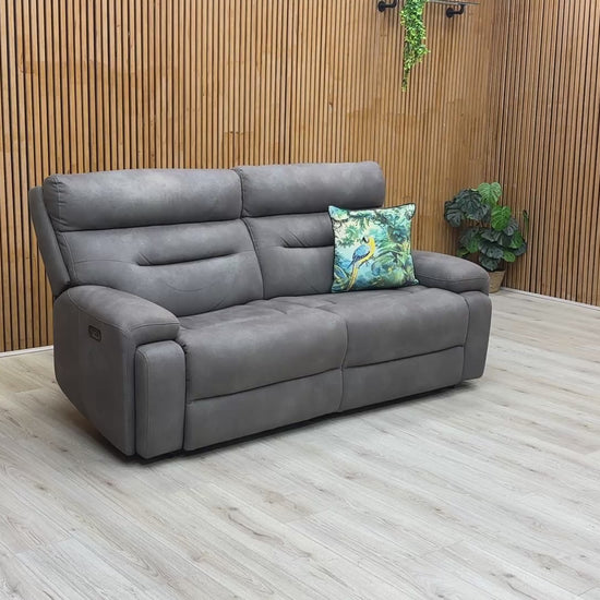 Video preview demonstrating the smooth operation of the power recliners and power headrests.