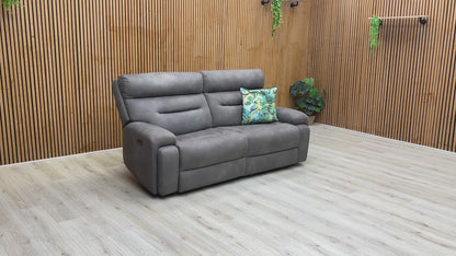 Video preview demonstrating the smooth operation of the power recliners and power headrests.