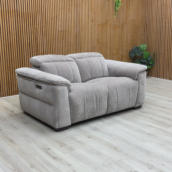 Video of smooth electric operation of the power recliners and adjustable power headrests on the 'Inca' sofa.