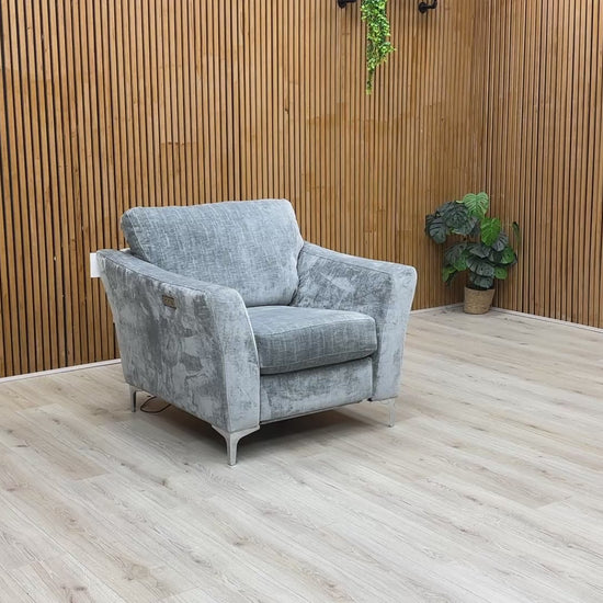 Video demonstrating the electric power recline feature of the 'Maisy' Chair.