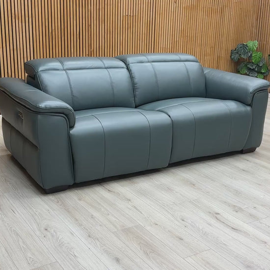  Video Preview  for a product video, likely demonstrating the smooth operation of the power recline and power headrest mechanisms.