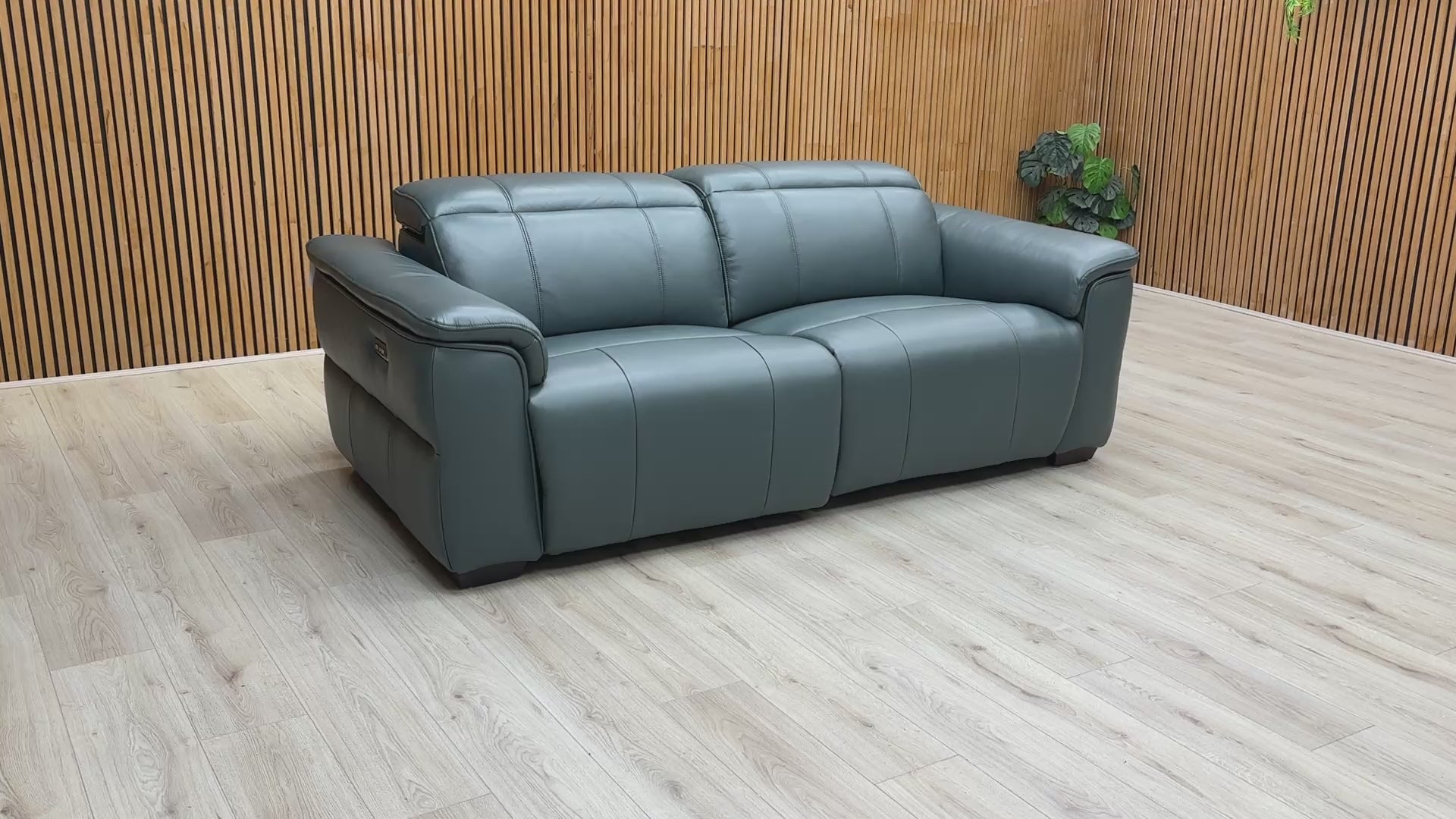  Video Preview  for a product video, likely demonstrating the smooth operation of the power recline and power headrest mechanisms.