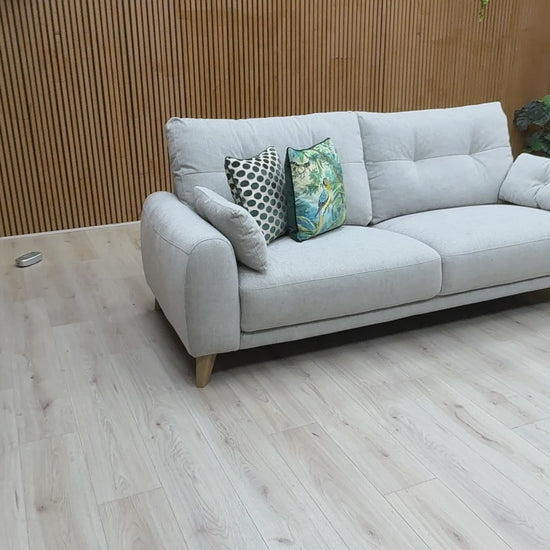 Video tour of the Malmo sofa, demonstrating the seating depth and the matching bolster cushions.